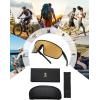 image:imageSOJOS Cycling Sport Glasses for Women Man UV400 Protection Wrap Around Lightweight TR90 Frame Sunglasses SJ2353BlackGold