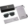 image:imageSOJOS Retro Aviator Sunglasses for Women MenTrendy Rectangle Womens Mens Shades Sun Glasses SJ2202Green FrameGrey Lens