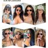 image:imageSOJOS Retro Oval Sunglasses for Women Trendy Classic Shades UV400 Protection SJ1256GoldGrey Lens