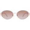 image:imageSOJOS Retro Oval Sunglasses for Women Trendy Classic Shades UV400 Protection SJ1256Rose GoldPink Lens