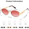 image:imageSOJOS Retro Oval Sunglasses for Women Trendy Classic Shades UV400 Protection SJ1256Shiny GoldGradient Pink