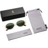 image:imageSOJOS Retro Oval Sunglasses for Women Trendy Classic Shades UV400 Protection SJ1256Shiny GoldGreen Lens
