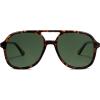 image:imageSOJOS Retro Polarized Aviator Sunglasses Womens Mens Classic 70s 80s Vintage Trendy Square Aviators SJ2174Brown TortoiseDark Green
