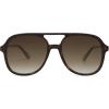 image:imageSOJOS Retro Polarized Aviator Sunglasses Womens Mens Classic 70s 80s Vintage Trendy Square Aviators SJ2174Dark TortoiseBrown