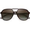 image:imageSOJOS Retro Polarized Aviator Sunglasses Womens Mens Classic 70s 80s Vintage Trendy Square Aviators SJ2174Dark TortoiseBrown