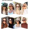 image:imageSOJOS Retro Polarized Aviator Sunglasses Womens Mens Classic 70s 80s Vintage Trendy Square Aviators SJ2174Light GreenGradient Pink