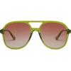 image:imageSOJOS Retro Polarized Aviator Sunglasses Womens Mens Classic 70s 80s Vintage Trendy Square Aviators SJ2174Light GreenGradient Pink