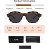 image:imageSOJOS Retro Polygon Round Polarized Sunglasses for Men WomenVintage Italian Acetetace Frame Hand Made Style SJ2667Demi