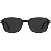 image:imageSOJOS Retro Rectangular Polarized Sunglasses for Women MenVintage Light Weight Square Frame Skinny Rim UV Protection SJ2663Black