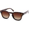 image:imageSOJOS Retro Vintage Polarized Sunglasses Womens Mens 70s 80s Square Panto Style UV400 Shades SJ2662Brown TortoiseGradient Brown