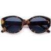 image:imageSOJOS Trendy Oval Polarized Sunglasses for Women Classic Round Retro UV Protection Shade SJ2675Tortoise Frame Grey Lens