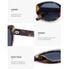 image:imageSOJOS Trendy Oval Polarized Sunglasses for Women Classic Round Retro UV Protection Shade SJ2675Tortoise Frame Grey Lens