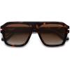 image:imageSOJOS Retro Oversized Square Polarized Sunglasses for Women Men Vintage Aviators Shades SJ2384Brown TortoiseGradient Brown