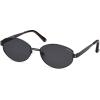image:imageSOJOS Trendy Oval Round Polarized Sunglasses for Women Men Retro Chic Circle Shades SJ1255BlackGrey