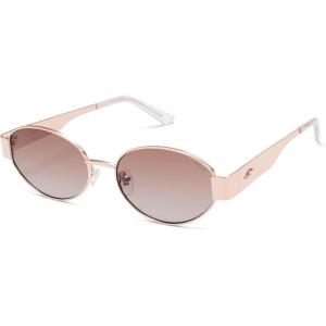image:imageSOJOS Retro Oval Sunglasses for Women Trendy Classic Shades UV400 Protection SJ1256Rose GoldPink Lens