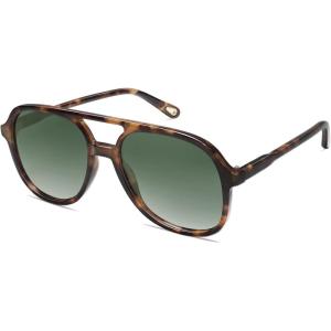 image:imageSOJOS Retro Polarized Aviator Sunglasses Womens Mens Classic 70s 80s Vintage Trendy Square Aviators SJ2174Dark TortoiseGradient Green