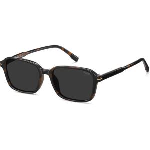 image:imageSOJOS Retro Rectangular Polarized Sunglasses for Women MenVintage Light Weight Square Frame Skinny Rim UV Protection SJ2663Demi