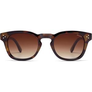 image:imageSOJOS Retro Vintage Polarized Sunglasses Womens Mens 70s 80s Square Panto Style UV400 Shades SJ2662Brown TortoiseGradient Brown