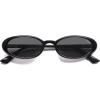 image:imageSOJOS Polarized Oval Sunglasses for Women Chic 90s Vintage UV400 Lightweight Retro Frame Sunnies SJ2676BlackGrey