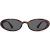 image:imageSOJOS Polarized Oval Sunglasses for Women Chic 90s Vintage UV400 Lightweight Retro Frame Sunnies SJ2676Brown TortoiseGrey