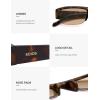 image:imageSOJOS Retro Rectangle Sunglasses for Women Trendy Y2K Chic 90s Shades Lightweight Sunnies SJ2671Green Frame Grey Grading Lens