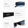 image:imageSOJOS Retro Rectangle Sunglasses for Women Trendy Y2K Chic 90s Shades Lightweight Sunnies SJ2671Tortoise Frame Grey Lens