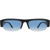 image:imageSOJOS Retro Rectangle Sunglasses for Women Trendy Y2K Chic 90s Shades Lightweight Sunnies SJ2671Tortoise Frame Grey Lens