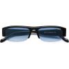 image:imageSOJOS Retro Rectangle Sunglasses for Women Trendy Y2K Chic 90s Shades Lightweight Sunnies SJ2671Tortoise Frame Grey Lens