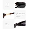 image:imageSOJOS Trendy Oval Sunglasses for Women MenFashion Petite Cat Eye Shades Thin Light Weight Rim UV400 Protected SJ2689Demi