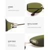image:imageSOJOS Trendy Oval Sunglasses for WomenFashion Rimless Metal Sun Glasses Y2K Style UV400 Protected SJ1271Green