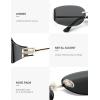 image:imageSOJOS Trendy Oval Sunglasses for WomenFashion Rimless Metal Sun Glasses Y2K Style UV400 Protected SJ1271Grey