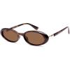 image:imageSOJOS Polarized Oval Sunglasses for Women Chic 90s Vintage UV400 Lightweight Retro Frame Sunnies SJ2676Brown TortoiseBrown