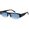image:imageSOJOS Retro Rectangle Sunglasses for Women Trendy Y2K Chic 90s Shades Lightweight Sunnies SJ2671Tortoise Frame Grey Lens