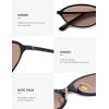 image:imageSOJOS Trendy Oval Cat Eye Sunglasses for Women Chic 80s 90s Retro Small Narrow Sunnies SJ1287Matt BlackBlush