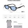 image:imageSOJOS Trendy Polarized Petite Rectangle Sunglasses Womens Mens Retro Skinny 90s Y2K Thin Shades SJ2376Blue
