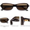 image:imageSOJOS Trendy Polarized Petite Rectangle Sunglasses Womens Mens Retro Skinny 90s Y2K Thin Shades SJ2376Brown