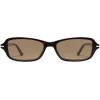 image:imageSOJOS Trendy Polarized Petite Rectangle Sunglasses Womens Mens Retro Skinny 90s Y2K Thin Shades SJ2376Brown