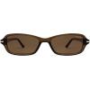 image:imageSOJOS Trendy Polarized Petite Rectangle Sunglasses Womens Mens Retro Skinny 90s Y2K Thin Shades SJ2376Transparent Brown