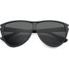 image:imageSOJOS Trendy Oversized Sunglasses for WomenRetro Big Large Shades Sun Glasses SJ2708Black Frame Grey Lens
