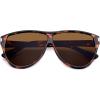 image:imageSOJOS Trendy Oversized Sunglasses for WomenRetro Big Large Shades Sun Glasses SJ2708Tortoise Frame Brown Len