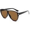 Black Frame Brown Lens