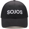 image:imageSOJOS Classic Baseball Cap Unisex Adjustable Lightweight Breathable Structured 3D Embroidery Hat One Size Fits MostBlack