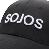 image:imageSOJOS Classic Baseball Cap Unisex Adjustable Lightweight Breathable Structured 3D Embroidery Hat One Size Fits MostBlack