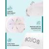 image:imageSOJOS Classic Baseball Cap Unisex Adjustable Lightweight Breathable Structured 3D Embroidery Hat One Size Fits MostWhite