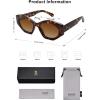 image:imageSOJOS Trendy Hexagonal Polarized Sunglasses for Womens MensRetro Polygon Shades Plastic Frame Sun Glasses SJ2307Tortoise