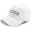 image:imageSOJOS Classic Baseball Cap Unisex Adjustable Lightweight Breathable Structured 3D Embroidery Hat One Size Fits MostWhite
