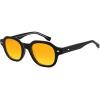 image:imageSOJOS Retro Polygon Round Polarized Sunglasses for Men WomenVintage Italian Acetetace Frame Hand Made Style SJ2667Orange