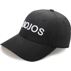 image:imageSOJOS Classic Baseball Cap Unisex Adjustable Lightweight Breathable Structured 3D Embroidery Hat One Size Fits MostBlack