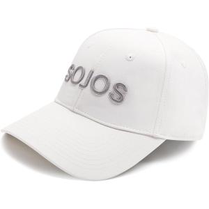image:imageSOJOS Classic Baseball Cap Unisex Adjustable Lightweight Breathable Structured 3D Embroidery Hat One Size Fits MostWhite