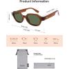 image:imageSOJOS Retro Polarized Hexagon Sunglasses for Women Men UV400 Trendy Rectangle 70s 80s 90s Shades SJ2389Transparent Brown